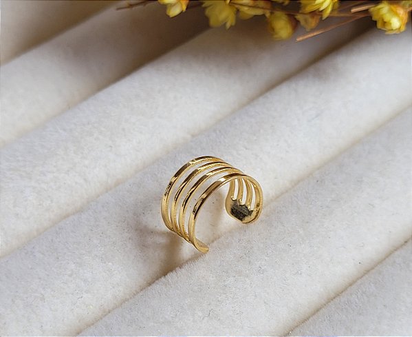 Piercing Fake 4 fios - Semijoias 18k