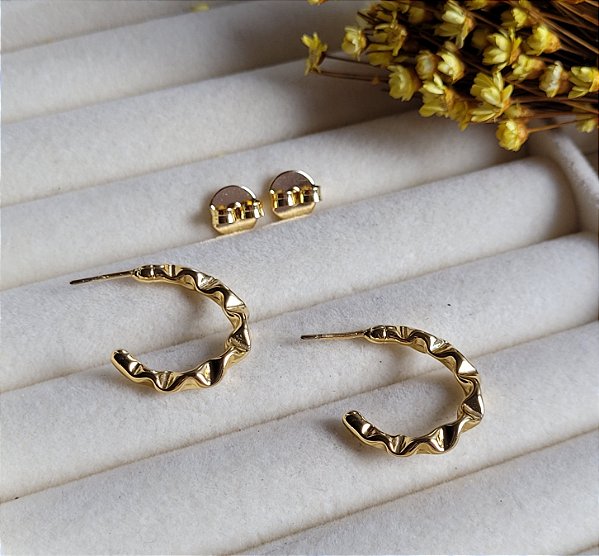 Brinco Argola Juliette - Semijoias