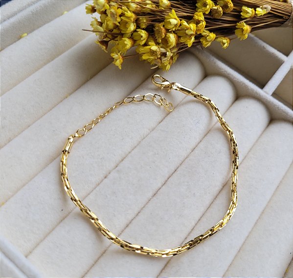 Pulseira Diamantada - Semijoias