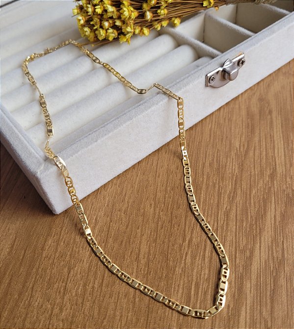 Corrente Gucci com Coração - Semijoias