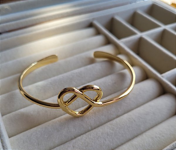 Bracelete Coração Infinito - Semijoias