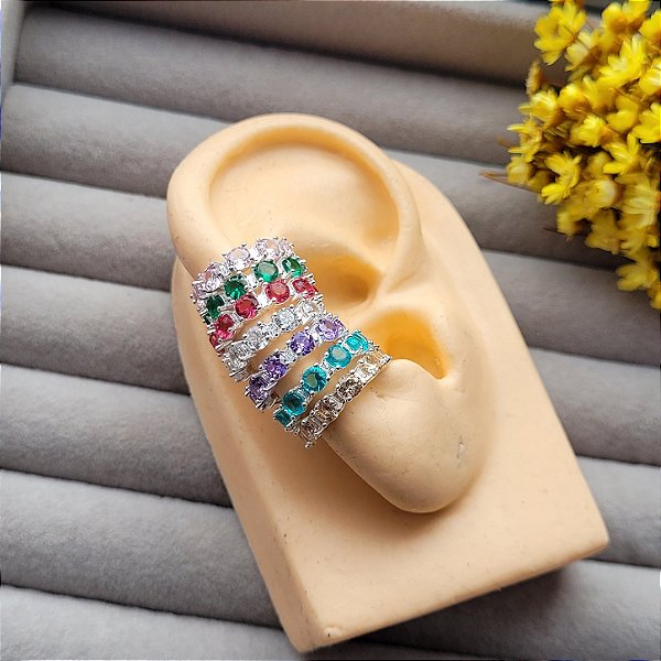 Piercing Fake Pontos de Luz ( unidade)- Prata 925