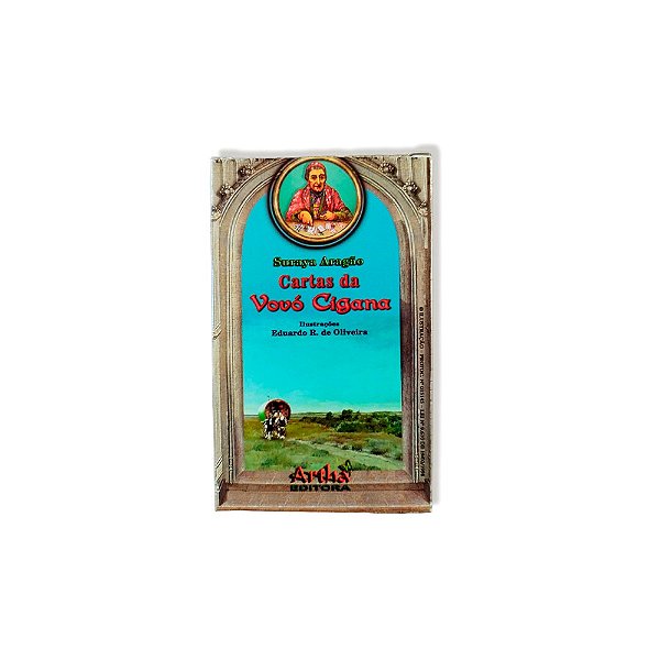 Cartas Vovó Cigana Tarot Plastificado Colorido 36 Cartas.