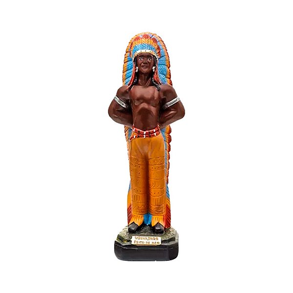 Caboclo Ubirajara Peito de Aço de 20cm