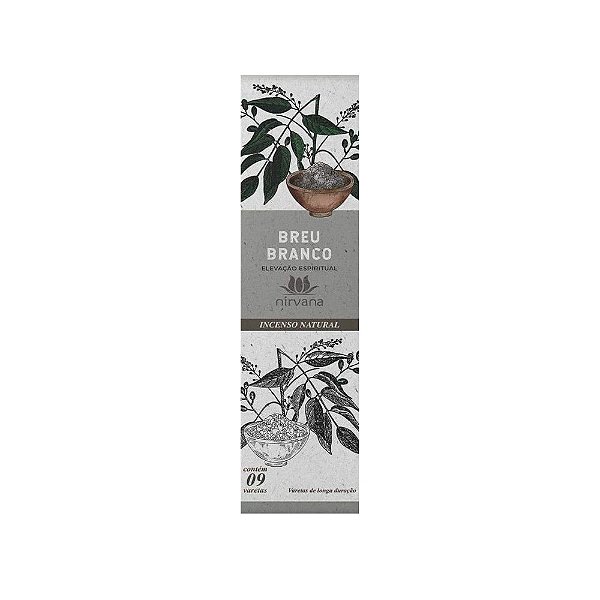 Incenso Natural Nirvana Breu Branco