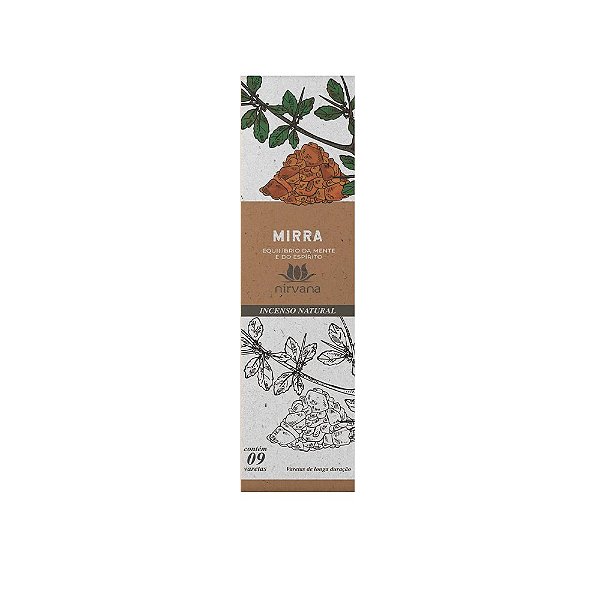 Incenso Natural Nirvana Mirra