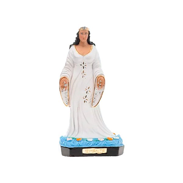 Iemanjá roupa branca de 20cm