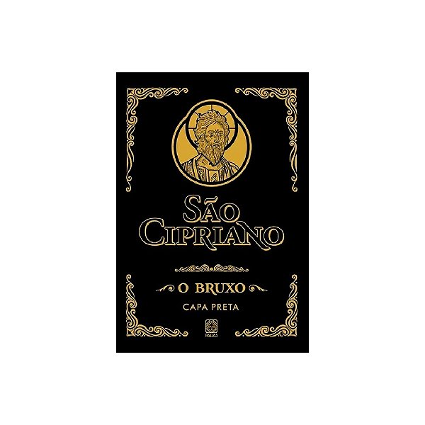 Livro São Cipriano O Bruxo - Capa Preta