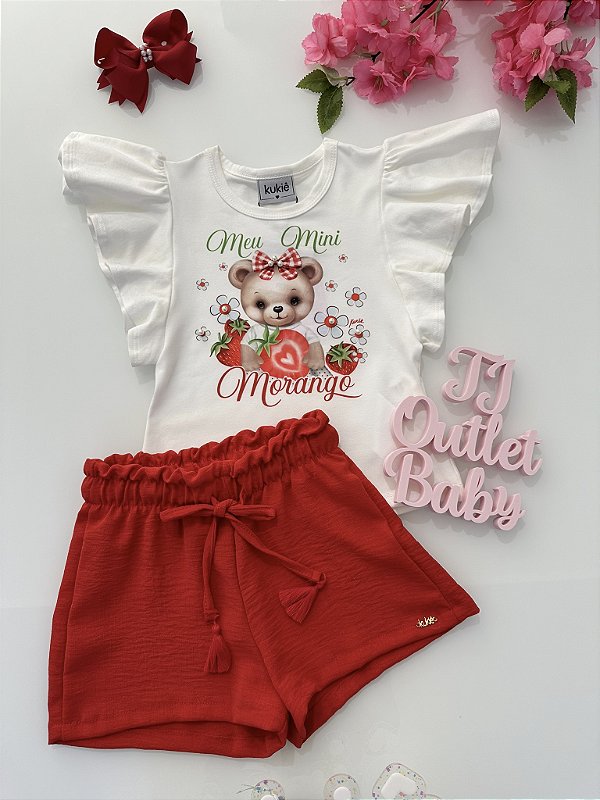 Conjunto Blusa e Shorts Kukiê