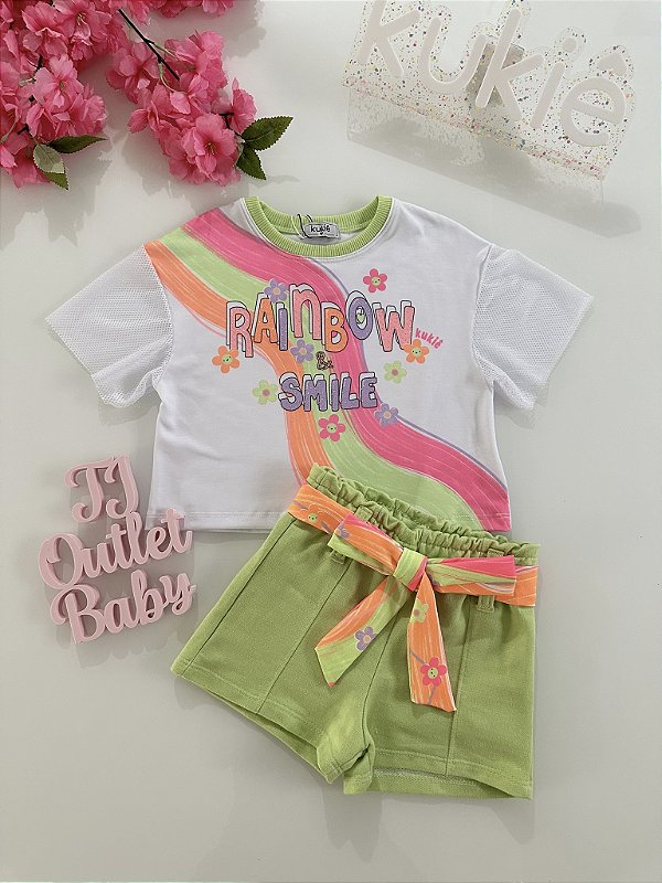 Conjunto Blusa e Shorts Kukiê