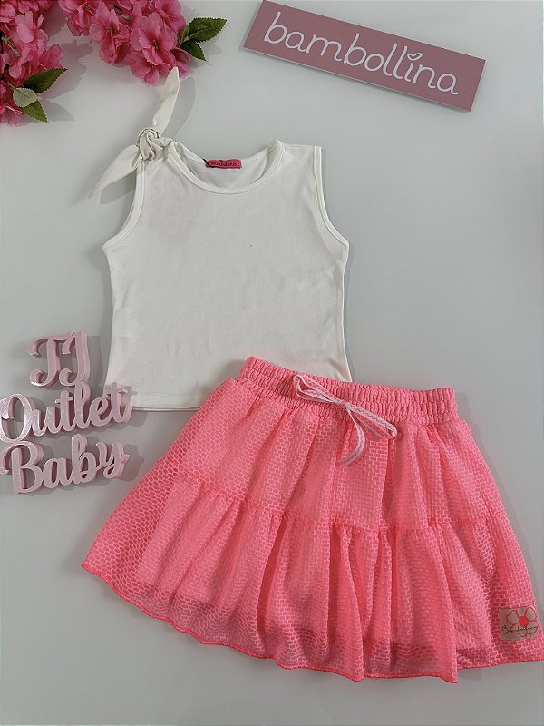 Conjunto Blusa e Saia Bambollina