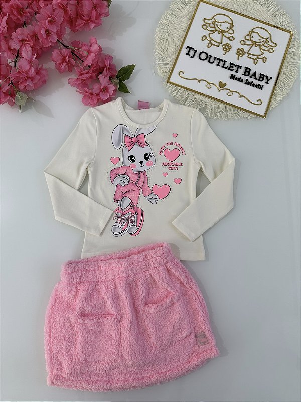 Conjunto Blusa e Saia Cínti