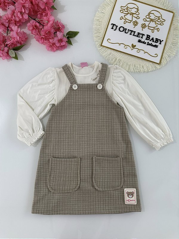Conjunto Jardineira Cinti