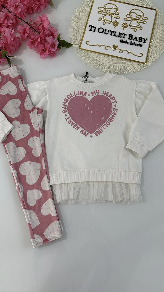 Conjunto Blusa e Calça Bambollina