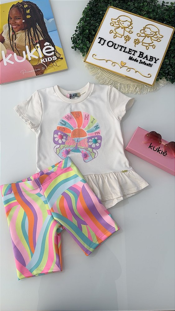 Conjunto Blusa e Shorts Kukiê