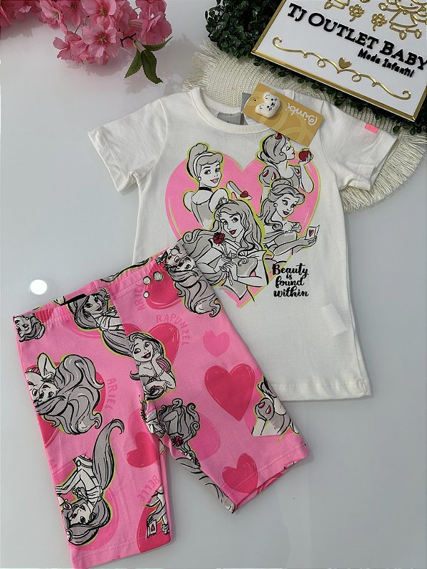 Conjunto Blusa e shorts Bimbi