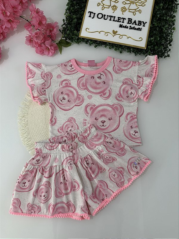 Conjunto Blusa e Shorts Cinti