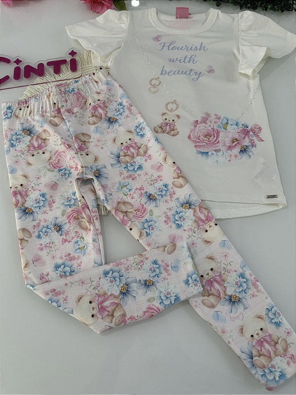 Conjunto Blusa e Calça Cinti