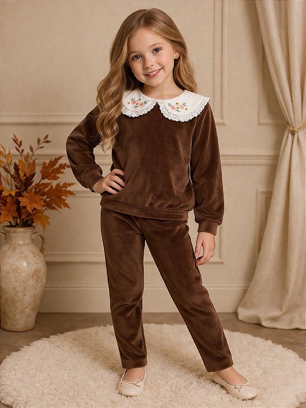 Conjunto Blusa e Calça Bambollina