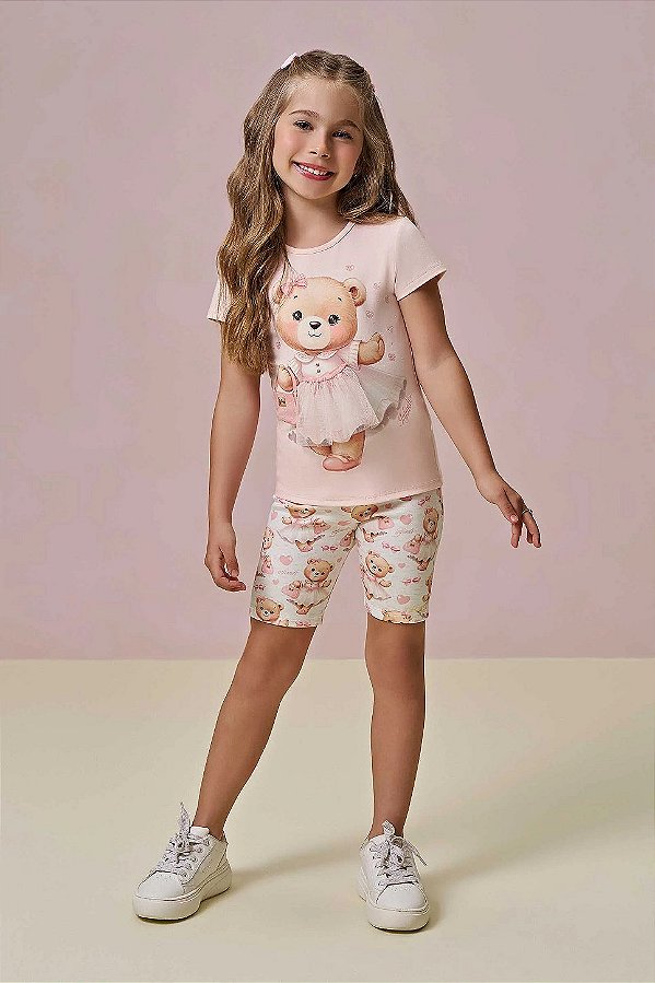 Conjunto Blusa e Shorts Infanti