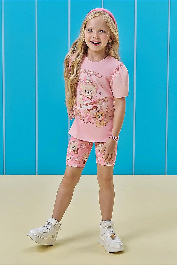 Conjunto Blusa e Shorts Kukiê