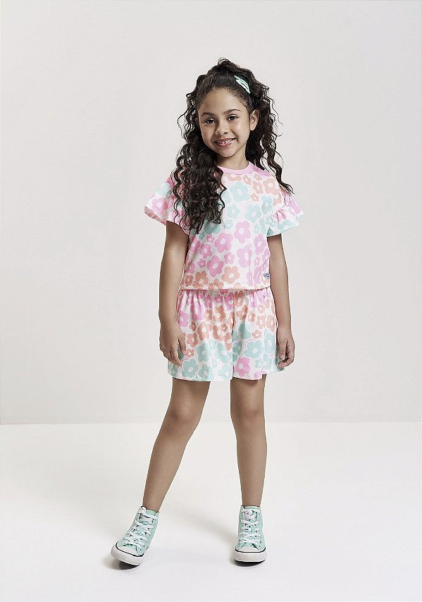 Conjunto Blusa e Shorts Cinti