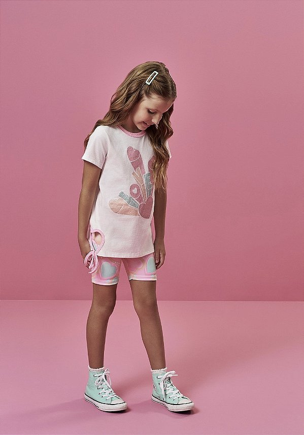 Conjunto Blusa e Shorts Cinti
