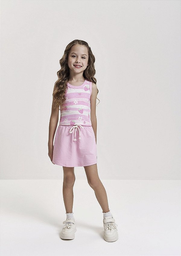 Conjunto Regata e Shorts Saia Cinti