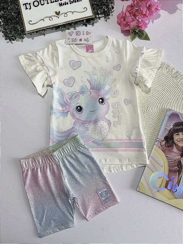 Conjunto Blusa e Shorts Cinti