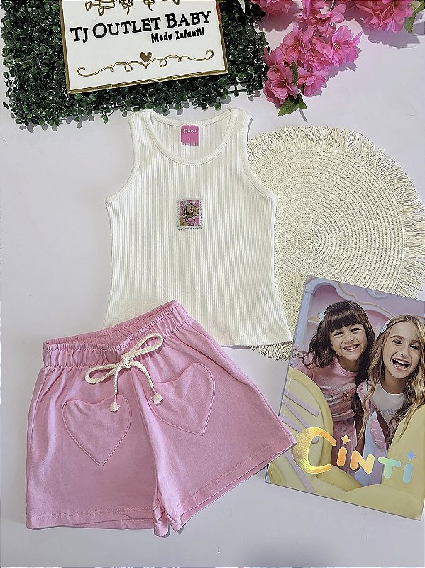 Conjunto Blusa e Shorts Cinti