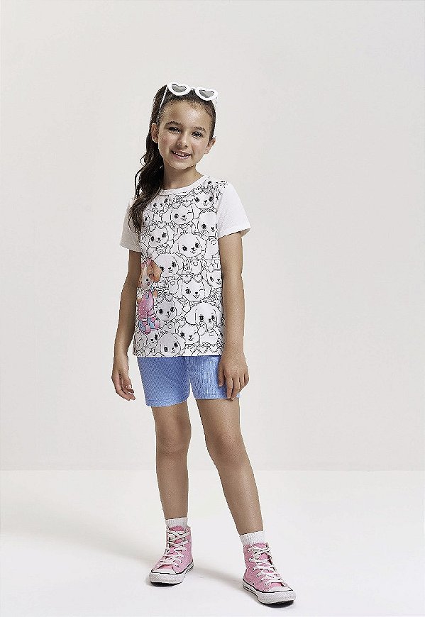 Conjunto Blusa e Shorts Cinti