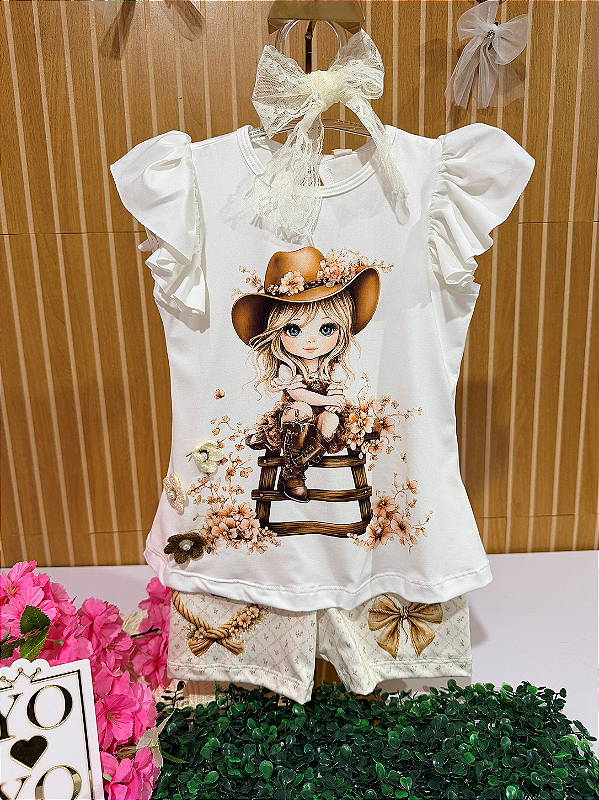 Conjunto Blusa e Shorts YOYO