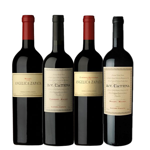 Kit Vinho Catena com Angélica Zapata e DV Catena (4 unidades)