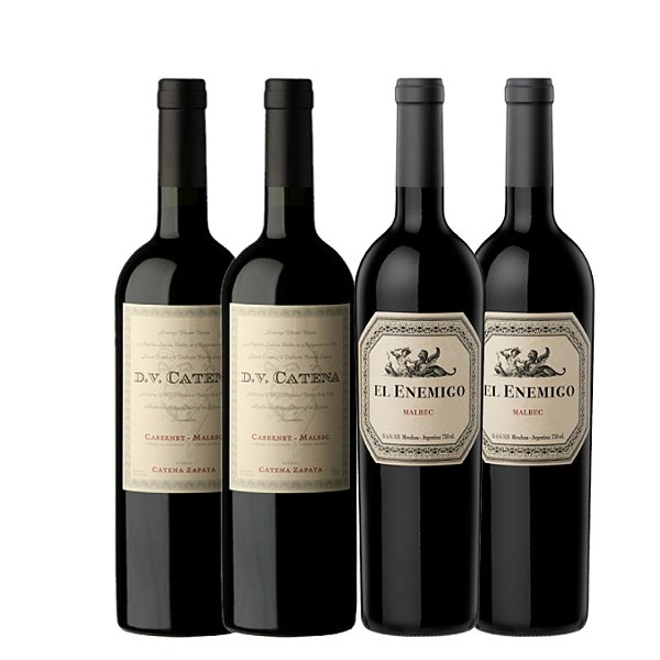 Kit Vinho Puerto com DV Catena e El Enemigo (4 unidades)