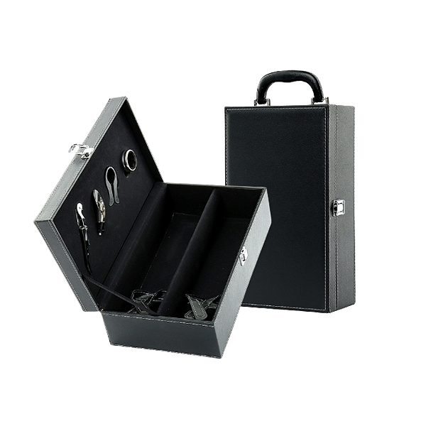 Maleta em Couro PU com 4 acessórios