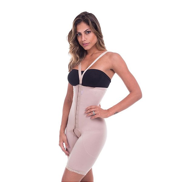 Cinta Modeladora Bermuda Cintura Alta Pós Cirúrgica 1606 - Biobela