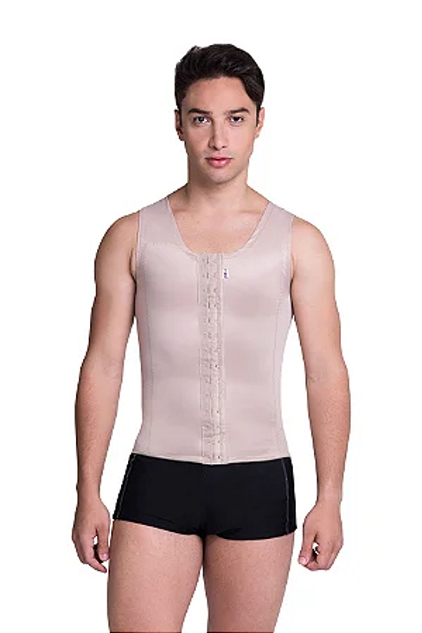 Cinta Colete Masculino Regata Ginecomastia Lipoaspiração 1620 Biobela
