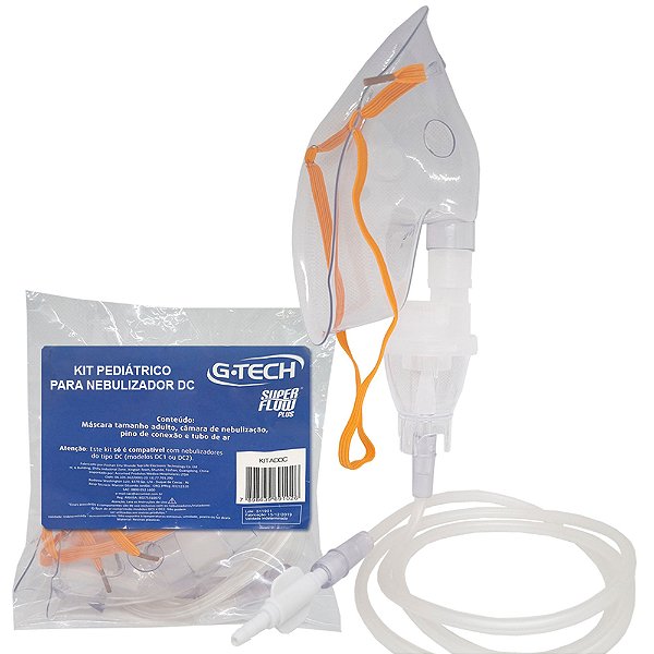 Kit Reposição para Inalador e Nebulizador Adulto DC1 e DC2 G-Tech