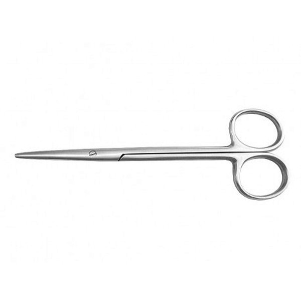 Tesoura Metzenbaum Reta 15 cm Aço Inox - 6B INVENT GERMANY