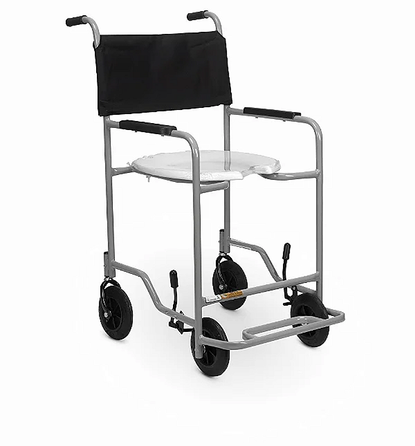 Cadeira de Banho e Higiênica 85kg Fixa 201 Cinza - CDS