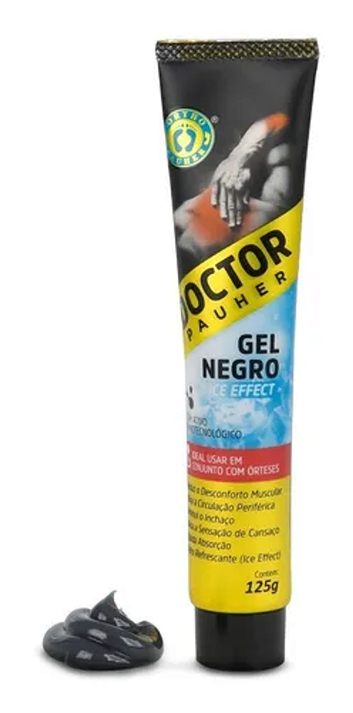 Gel Negro Massagem Com Ativo Nanotecnológico Ortho Pauher