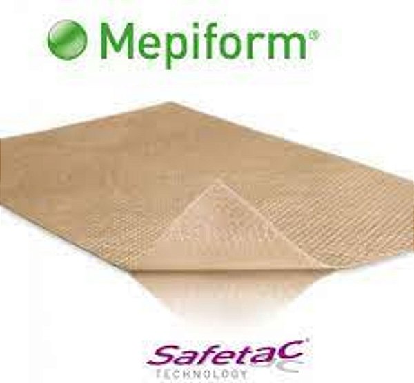 Curativo de Silicone para Cicatriz  Mepiform 10x18 - Molnlycke
