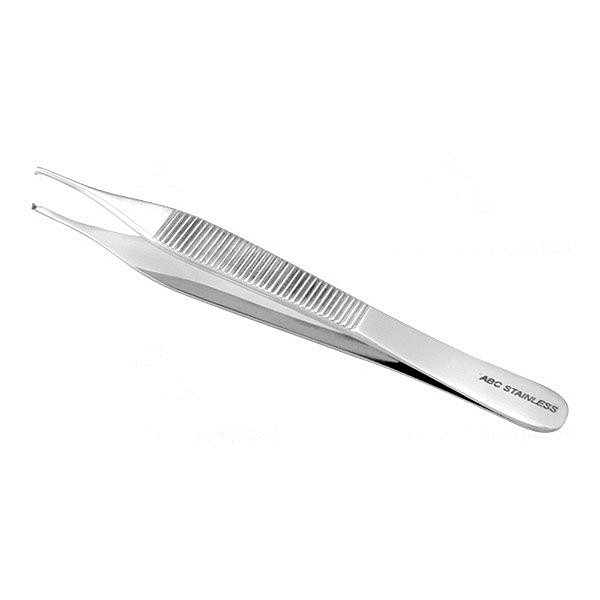 Pinça Adson 12 cm Com Dente Inox - 6B INVENT GERMANY - Cirúrgica Doutor MED