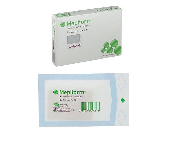 Curativo de Silicone para Cicatriz  Mepiform 5x7,5 - Molnlycke