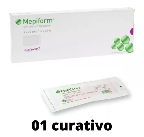 Curativo de Silicone para Cicatriz  Mepiform 4x30 - Molnlycke