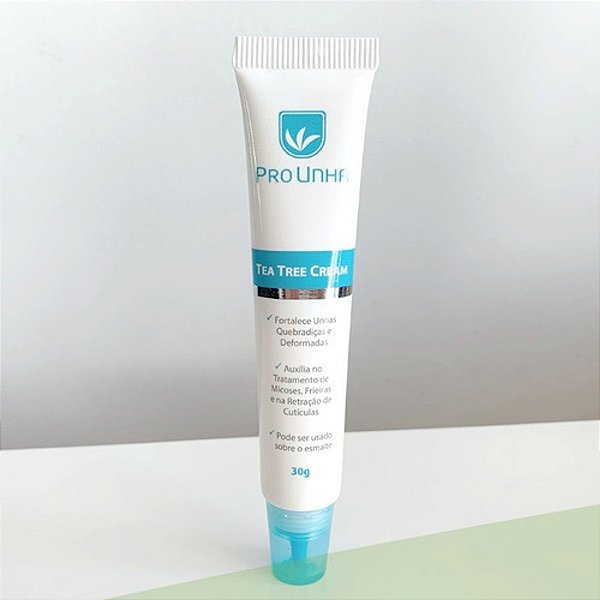 Creme Pro Unha Fortalecedor de Unhas Tea Tree Cram Bisnaga 30g