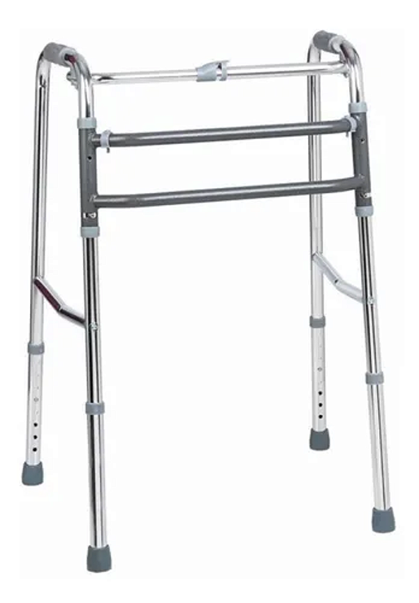 Andador Alumínio Dobrável Fixo e Articulado 3 Barras 135kg Adulto - Hidrolight