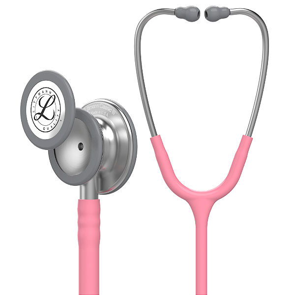 Estetoscópio 3M LITTMANN Classic III 5633 - Rosa Pérola - 3M