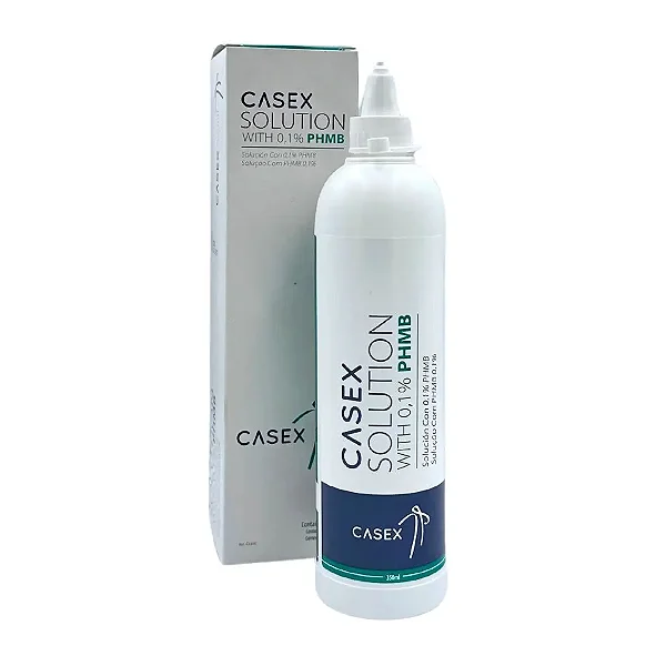 Casex Solução Aquosa PHMB Limpeza e Hidratação de Feridas 350ml