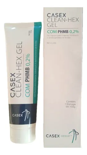 GEL PARA LIMPEZA E HIDRATAÇÃO DE FERIDAS COM PHMB 0,2 % 100G - CASEX